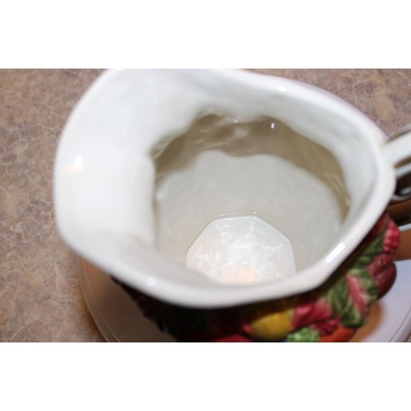 Fitz & Floyd Venezia Italia Fruit Pitcher, Large - Picture 4 of 5